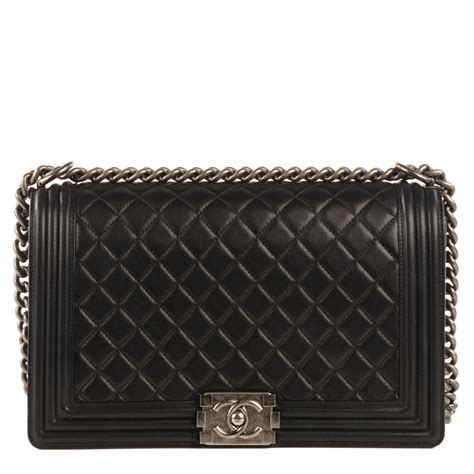 chanel calfskin quilted new medium boy flap black|CHANEL Calfskin Quilted New Medium Boy Flap Black.